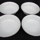 4 Haviland Bavaria fruit dessert bowls Morning Mist silver edge scrolls on white