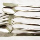 Oneida Twin Star stainless 6 pieces teaspoon salad fork knife tablespoon butter