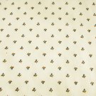 Print fabric light beige background small blue flowers 36 x 44" clean for quilts Print fabric light beige background small blue flowers 36 x 44" clean for quilts
