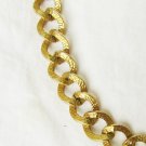 Evoke chunky chain gold tone necklace 16" choker