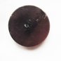 Bakelite brown button metal center vintage shank style