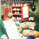 Country Minis for towels jar lids linens baskets pattern booklet Crabtree