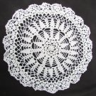 Light ecru hand crocheted doily 9" clean never used medium thread