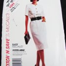 McCall 4281 Stitch & Save pattern misses dress sizes 8 10 12