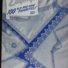 Clarks 100 Crochet Edgings # 218 vintage 1945 booklet handkerchiefs more