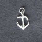 Sterling anchor charm 3/4" for bracelet