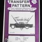 Pretty Punch hot iron transfer pattern Thunderbird car new 3140 Pretty Punch hot iron transfer pattern Thunderbird car new 3140