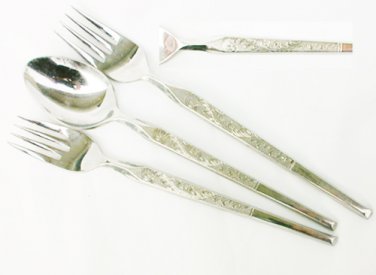 Stanley Roberts Winthrop stainless flatware 3 pieces spoon forks