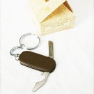 Avon pocket pen knife keychain new some wear on box penknife 1983 issue