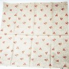 Symphony scarf 100% polyester beige rose print 20 inches square Symphony scarf 100% polyester beige rose print 20 inches square