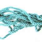 Twisted upholstery drapery cord deep turquoise 4 yards 3/8" wide Twisted upholstery drapery cord deep turquoise 4 yards 3/8" wide