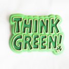 Hallmark pin Think Green Irish St. Patrick Day plastic Hallmark pin Think Green Irish St. Patrick Day plastic
