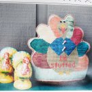 Poppy Kreations Stuffed turkey cross stitch or needlepoint pattern