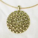 Liz Claiborne choker necklace with pendant gold tone Liz Claiborne choker necklace with pendant gold tone