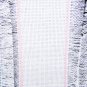 4 Cross stitch 18 count fabric for bookmarks 3x8" finished edges different colors