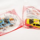 2 die cast Pull 'N Go Nascars #5 Terry Labonte Tony Tiger blue & Corny Jr yellow