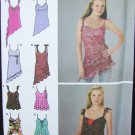 Simplicity 4750 misses tops handkerchief hems UNCUT sizes 12 14 16 18 pattern
