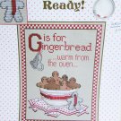 Sue Hills Gingerbread Ready cross stitch design with charms