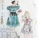 Simplicity 7443 girl dress pattern vintage 1940 size 6 bust 24 Simplicity 7443 girl dress pattern vintage 1940 size 6 bust 24
