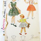 Simplicity 2933 girls jumper skirt blouse pattern size 5 breast 23 1/2 vintage 1949 Simplicity 2933 girls jumper skirt blouse pattern size 5 breast 23 1/2 vintage 1949