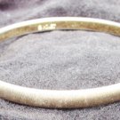 Monet narrow 1/4" gold tone cuff bracelet jewelry burnished finish