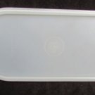 Tupperware oval lid 376 clear frosted 8 1/2 x 4" Tupperware oval lid 376 clear frosted 8 1/2 x 4"