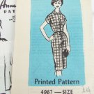 Mail in Anne Adams 4967 dress pattern size 18 bust 38 UNCUT