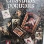 Leisure Arts Christmas Portraits counted cross stitch book Santas snow babies +