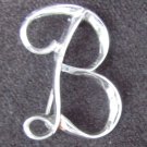 Sarah Coventry initial B pin silver tone Sarah Coventry initial B pin silver tone
