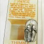 Westair Coppergate York Helmet thimble pewter metal in box England