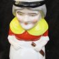 Toby jug pitcher lady baker cook costume made Japan porcelain vintage