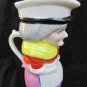 Toby jug pitcher lady baker cook costume made Japan porcelain vintage