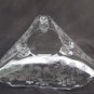 Fostoria Lacy Leaf triangle dish footed crimped top bon bon