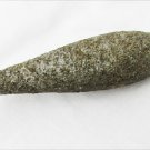 Antique hat pin 8" long gray textured end