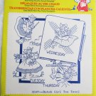 Aunt Martha 3597 Dutch Girl Tea Towels transfer patterns for week days