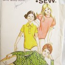 Kwik Sew 248 girl body suit pattern ages 10 12 14 uncut stretch knits