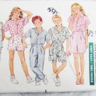 Butterick 6141 girls boys shorts pants shirt size 12 14 pattern