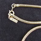 Avon serpentine rope necklace gold tone 24" long very nice Avon serpentine rope necklace gold tone 24" long very nice