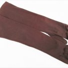 Cocoa Brown gloves ladies long cotton 16 1/2" size 6 great shape plain design Cocoa Brown gloves ladies long cotton 16 1/2" size 6 great shape plain design