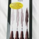 Faber Castell 4 PITT artist pens Sepia new in package Faber Castell 4 PITT artist pens Sepia new in package