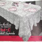 DMC Crochet Superba patterns tablecloths runners 1939 vintage booklet