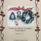 Cross stitch patterns 6 mini Christmas stockings Samplers from the Heart