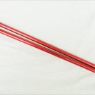 Boye size 11 straight aluminum knitting needles 14" red Boye size 11 straight aluminum knitting needles 14" red