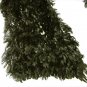 Black boa scarf fun fur yarn 50" hand knitted nice glamour costume