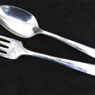 Oneida silver flowers community silverplate spoon salad fork
