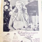 Rita Hayworth print ad Lux Soap Good Housekeeping 1947 black white Rita Hayworth print ad Lux Soap Good Housekeeping 1947 black white