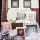 Negatively Speaking reverse image cross stitch leaflet roses flowers