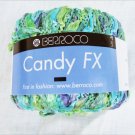 Berroco Candy FX spool green purple multicolor 25 g 0.875 oz 68 yards yarn