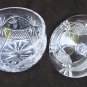 Vigletta candy jar & lid Made Poland 24% lead crystal glass with sticker