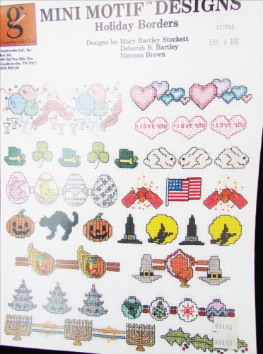 Mini Motif Designs Holiday Borders Graphworks leaflet 37